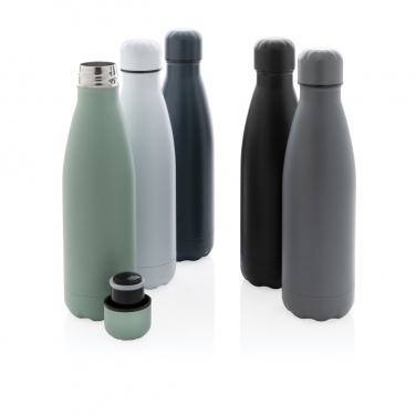 Logo trade corporate gifts picture of: Solid colour vacuum stainless steel bottle 500 ml