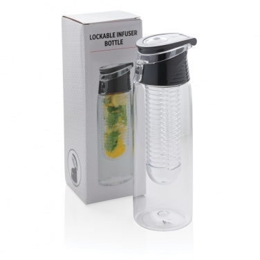 Logo trade promotional giveaways picture of: Lockable infuser bottle