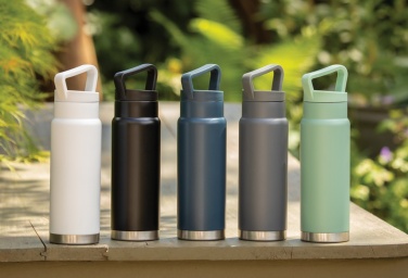 Logo trade business gift photo of: Leakproof vacuum on-the-go bottle with handle