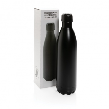Logo trade corporate gifts picture of: Solid colour vacuum stainless steel bottle 750ml