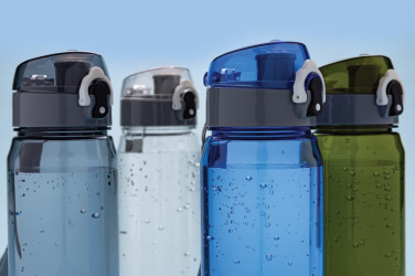 Logo trade promotional merchandise photo of: Yide RCS Recycled PET leakproof lockable waterbottle 600ml