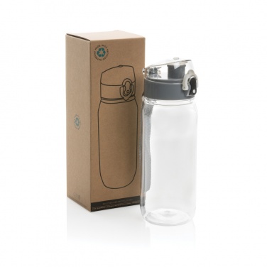 Logo trade promotional gift photo of: Yide RCS Recycled PET leakproof lockable waterbottle 600ml