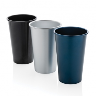 Logo trade corporate gifts image of: Alo RCS recycled aluminium lightweight cup 450ml