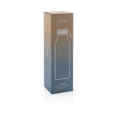 Logotrade promotional items photo of: Avira Avior RCS Re-steel bottle 1L