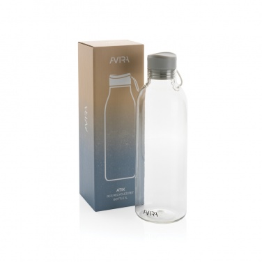 Logotrade promotional item image of: Avira Atik RCS Recycled PET bottle 1L