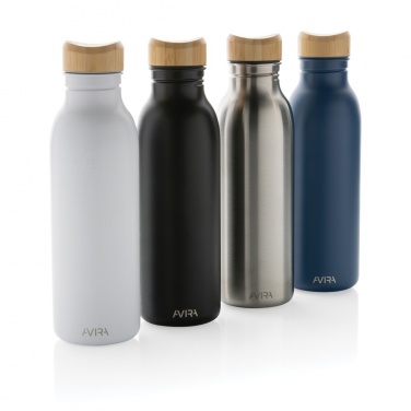 Logotrade promotional product image of: Avira Alcor RCS Re-steel single wall water bottle 600 ML