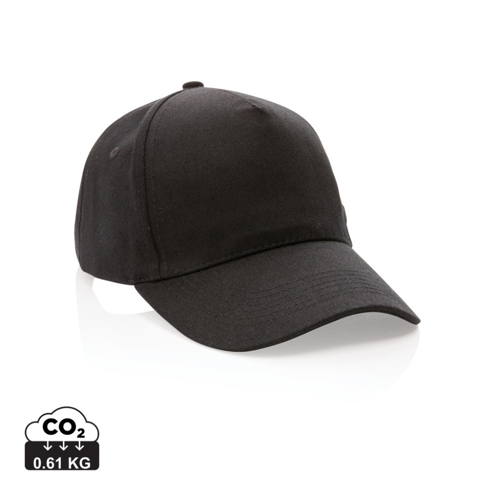Logo trade advertising products image of: Impact 5panel 280gr Recycled cotton cap with AWARE™ tracer