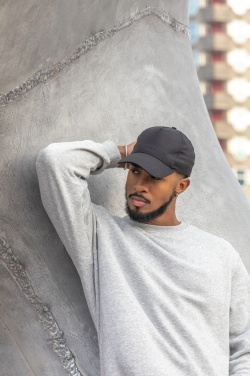 Logo trade promotional giveaways image of: Impact 5 panel 190gr Recycled cotton cap with AWARE™ tracer