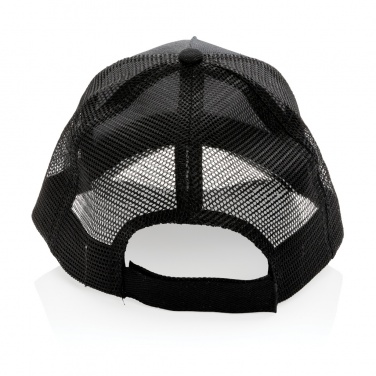 Logotrade promotional product picture of: Impact AWARE™ Brushed rcotton 5 panel trucker cap 190gr