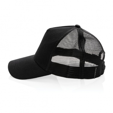 Logotrade business gift image of: Impact AWARE™ Brushed rcotton 5 panel trucker cap 190gr