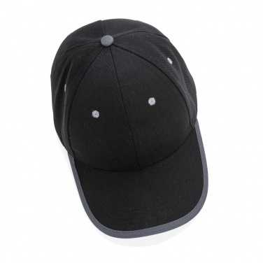 Logo trade promotional items image of: Impact AWARE™ Brushed rcotton 6 panel contrast cap 280gr