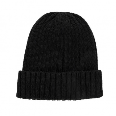 Logo trade corporate gift photo of: Kennedi AWARE™ Polylana® beanie with large rib