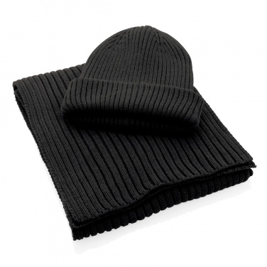 Logotrade promotional merchandise image of: Impact AWARE™  Polylana® double knitted beanie