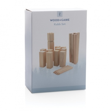Logotrade advertising product picture of: Wooden kubb set