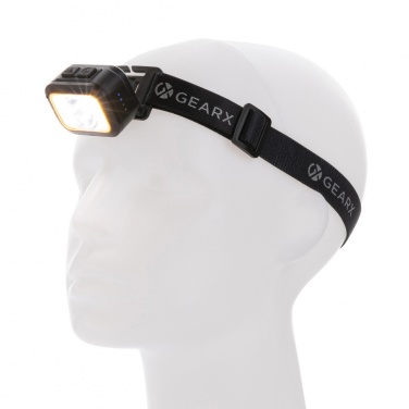 Logo trade advertising products image of: Gear X RCS rPlastic heavy duty head torch