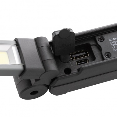Logotrade promotional product picture of: Gear X RCS rPlastic USB rechargeable worklight