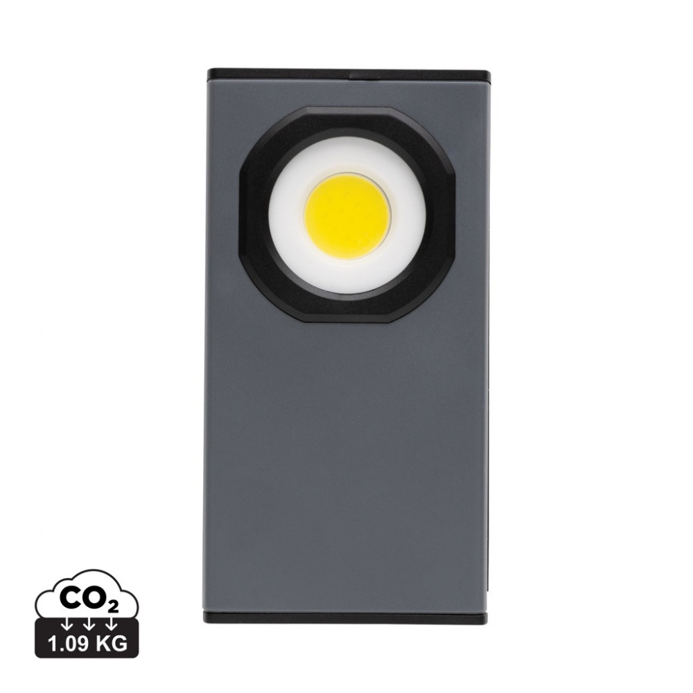 Logo trade promotional gift photo of: Gear X RCS recycled plastic USB pocket work light 260 lumen