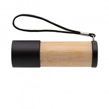 Logotrade promotional item image of: Bamboo and RCS certfied recycled plastic torch