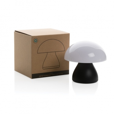 Logo trade promotional products image of: Luming RCS recycled plastic USB re-chargeable table lamp