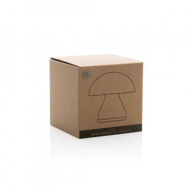 Logotrade corporate gift image of: Luming RCS recycled plastic USB re-chargeable table lamp