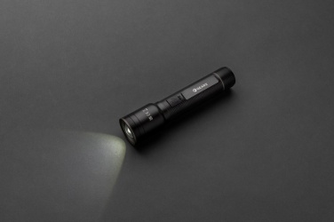 Logotrade promotional products photo of: RCS recycled aluminum USB-rechargeable heavy duty torch