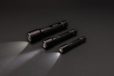 Logotrade promotional gift image of: RCS recycled aluminum USB-rechargeable heavy duty torch