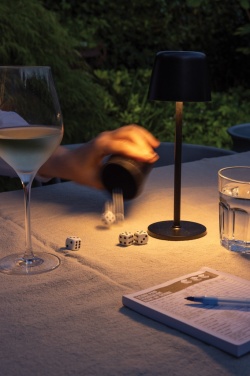 Logotrade corporate gifts photo of: Zenic RCS recycled plastic USB re-chargable table lamp