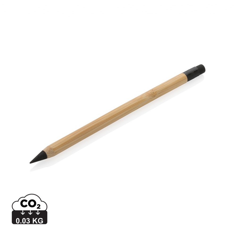 Logotrade promotional merchandise image of: Bamboo infinity pencil with eraser