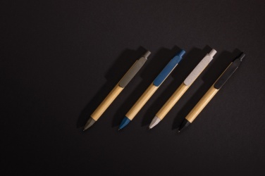 Logo trade promotional gifts image of: Write responsible recycled paper barrel pen