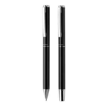 Logo trade promotional product photo of: Swiss Peak Cedar RCS certified recycled aluminum pen set