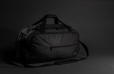 Logo trade corporate gifts image of: Swiss Peak AWARE™ RPET sports duffel bag