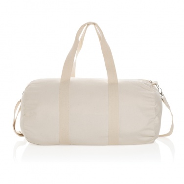 Logo trade business gift photo of: Impact Aware™ 285gsm rcanvas duffel bag undyed