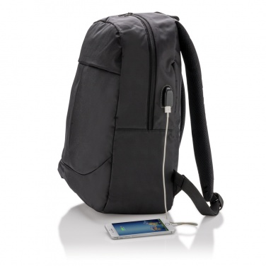 Logo trade promotional gifts picture of: Power USB laptop backpack