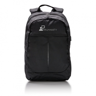 Logo trade promotional gift photo of: Power USB laptop backpack