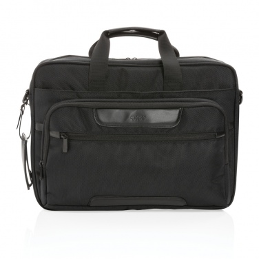 Logotrade promotional item picture of: Swiss Peak AWARE™ RPET Voyager 15.6" laptop bag