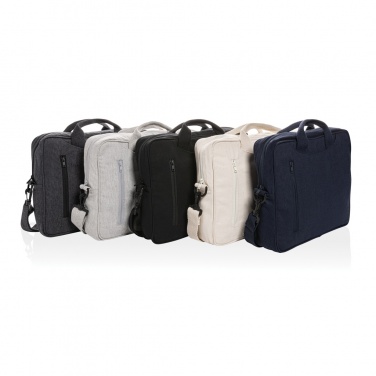 Logotrade corporate gift picture of: Laluka AWARE™ recycled cotton 15.4 inch laptop bag