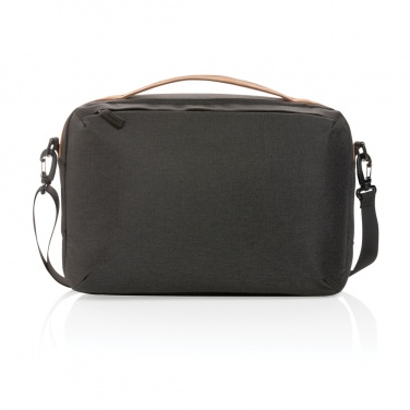 Logo trade promotional merchandise photo of: Impact AWARE™ 300D two tone deluxe 15.6" laptop bag