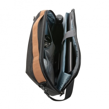 Logo trade promotional item photo of: Impact AWARE™ 300D two tone deluxe 15.6" laptop bag