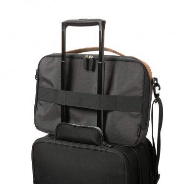 Logotrade promotional product image of: Impact AWARE™ 300D two tone deluxe 15.6" laptop bag