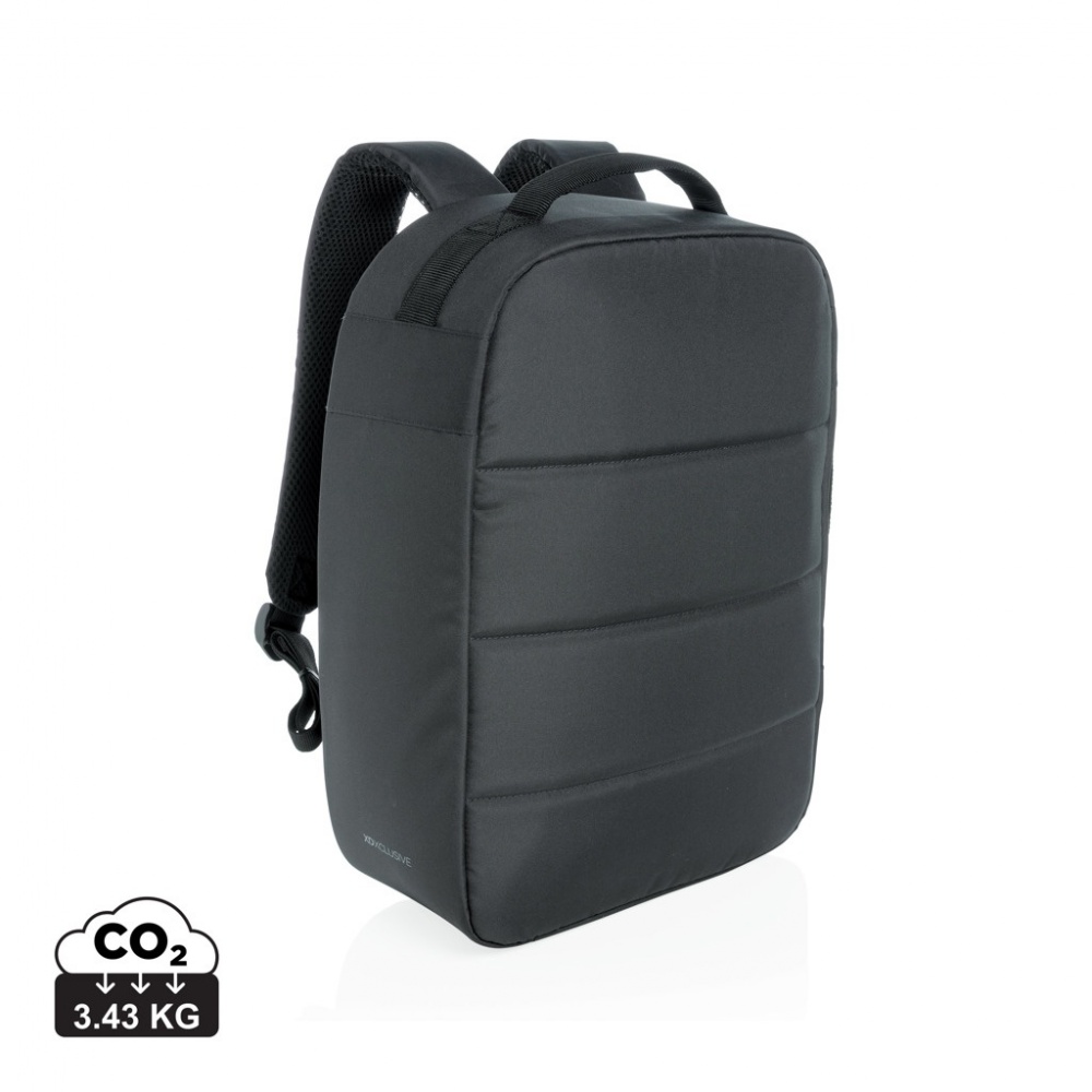 Logo trade promotional gifts image of: Impact AWARE™ RPET anti-theft 15.6" laptop backpack