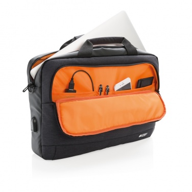 Logo trade promotional giveaway photo of: Modern 15” laptop bag