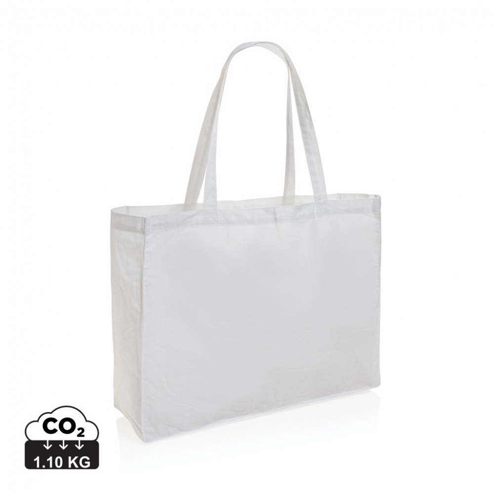 Logo trade promotional items picture of: Impact AWARE™ Recycled cotton shopper 145g
