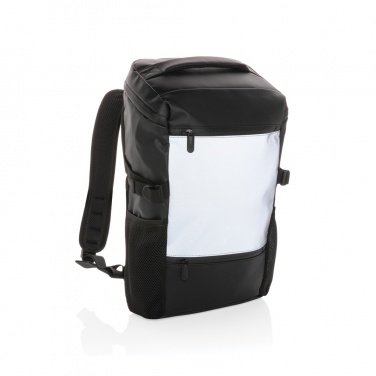 Logotrade advertising product image of: PU high visibility easy access 15.6" laptop backpack