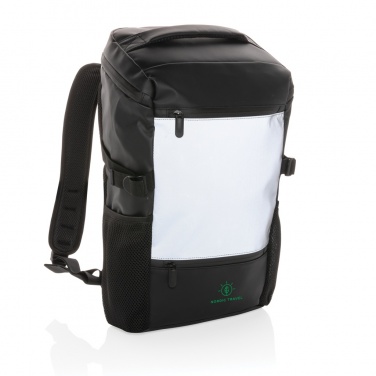 Logotrade promotional item image of: PU high visibility easy access 15.6" laptop backpack
