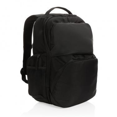 Logo trade promotional product photo of: Swiss Peak AWARE™ RPET 15.6 inch commuter backpack