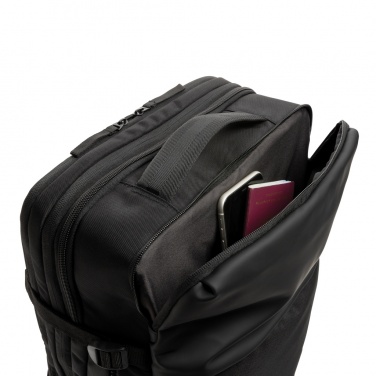 Logo trade corporate gift photo of: Swiss Peak AWARE™ RPET 15.6' expandable weekend backpack