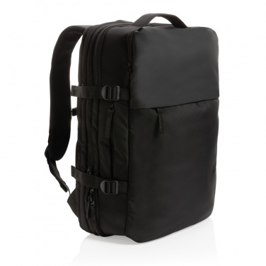 Logotrade business gift image of: Swiss Peak AWARE™ RPET 15.6' expandable weekend backpack
