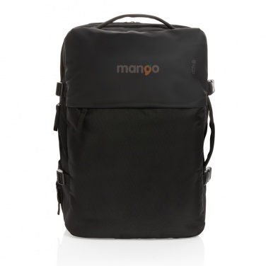 Logotrade corporate gift picture of: Swiss Peak AWARE™ RPET 15.6' expandable weekend backpack