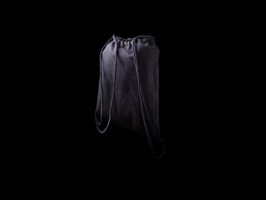 Logo trade promotional merchandise picture of: Impact AWARE™ recycled denim drawstring backpack