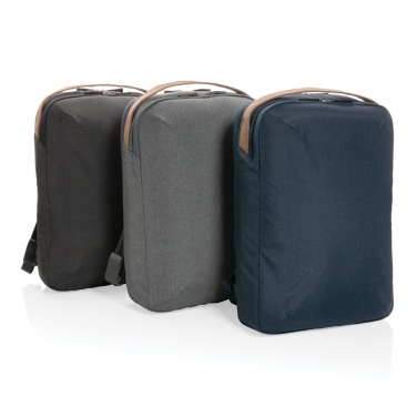 Logo trade promotional gift photo of: Impact AWARE™ 300D two tone deluxe 15.6" laptop backpack